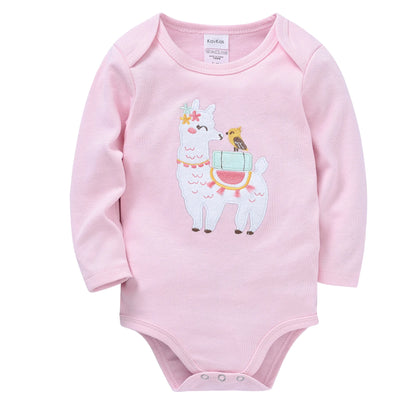 Kavkas Baby Mädchen Kleidung 100% Baumwolle Mädchen lRomper 0-12Months Neugeborenen Kostüm Cartoon Body Overall Für Bebe.
