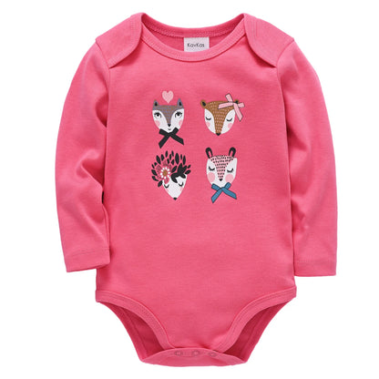 Kavkas Baby Mädchen Kleidung 100% Baumwolle Mädchen lRomper 0-12Months Neugeborenen Kostüm Cartoon Body Overall Für Bebe