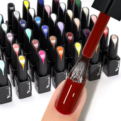 15ml VENALISA Gel Nail Polish Highly Pigmented Full Coverage Nail Gel Lacquer Semi Permanent Beauty Matt Top Coat Gel Varnish.