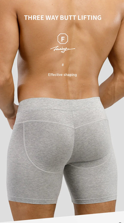 Hochwertige Herren-Boxershorts 52025 – weiche und bequeme Boxershorts aus Baumwollmodal. Ultimativer Komfort und Stil mit langen Boxern