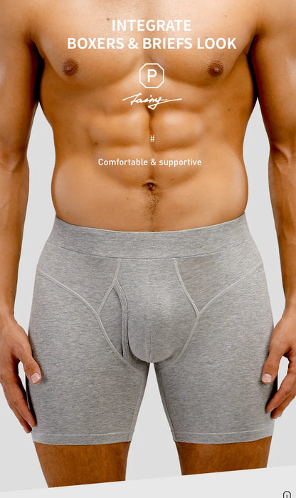 Hochwertige Herren-Boxershorts 52025 – weiche und bequeme Boxershorts aus Baumwollmodal. Ultimativer Komfort und Stil mit langen Boxern