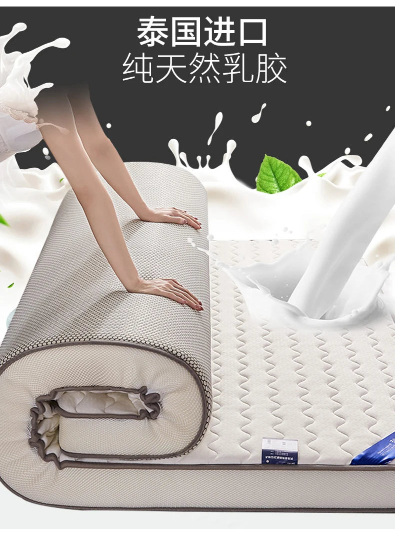 Thai natürliche Latex Memory schaum füllung Gemischt Matratze 10cm Tatami König Königin Volle Größe Halten warme winter Komfortable kissen