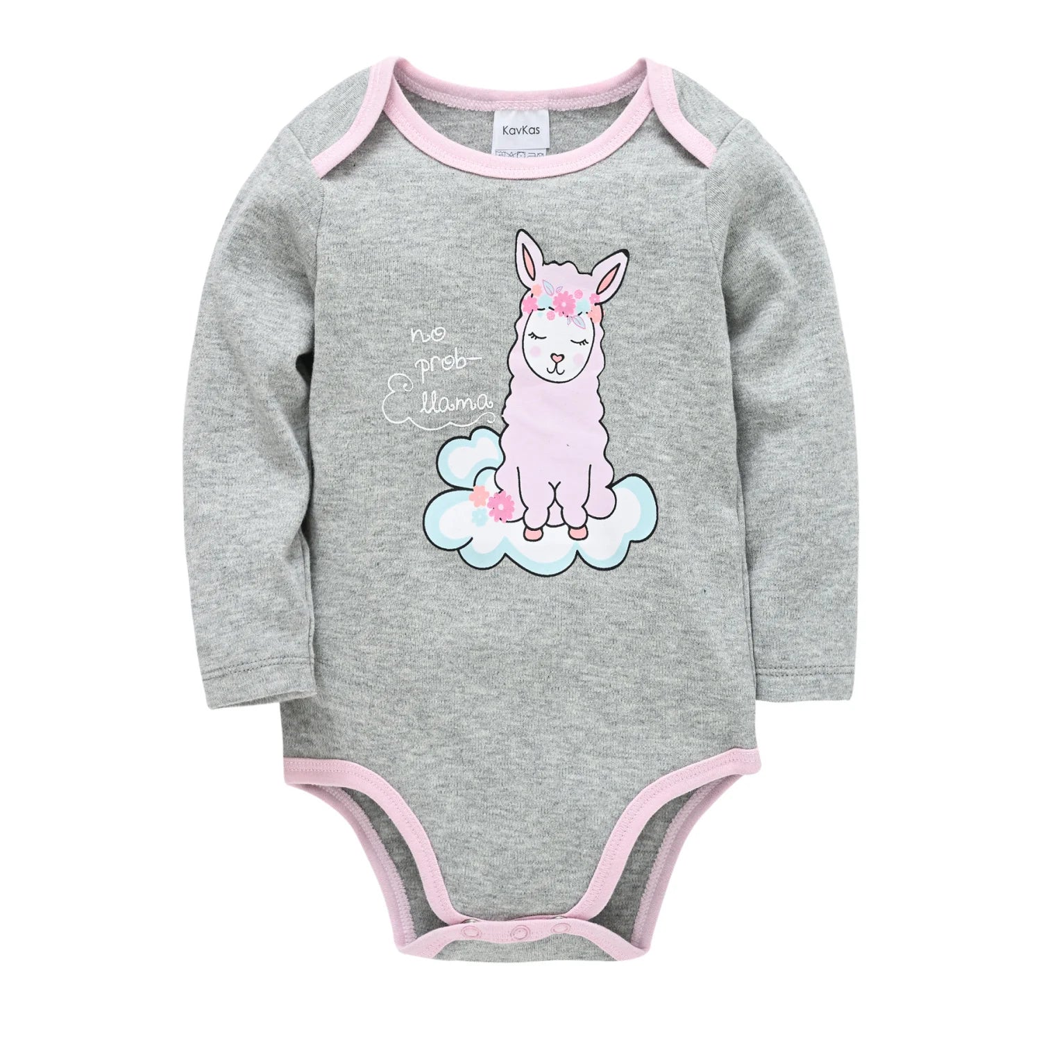Kavkas Baby Mädchen Kleidung 100% Baumwolle Mädchen lRomper 0-12Months Neugeborenen Kostüm Cartoon Body Overall Für Bebe.