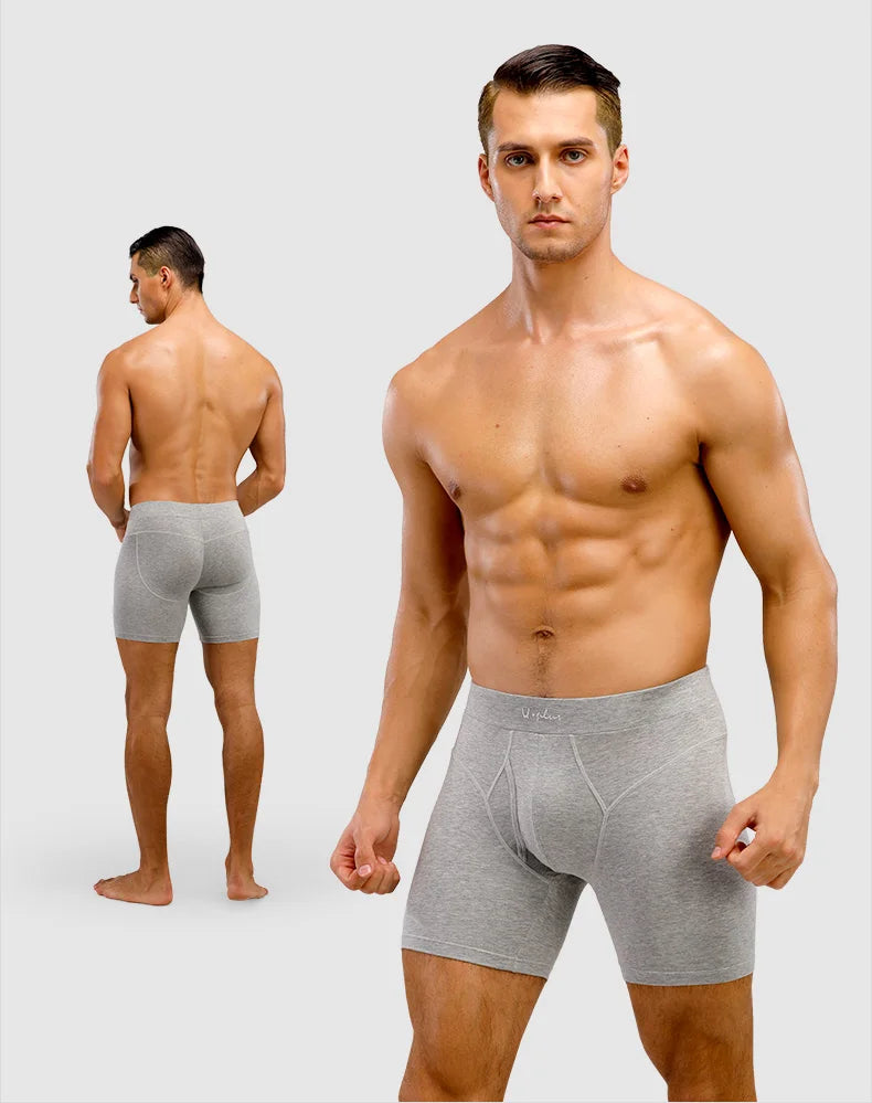 Hochwertige Herren-Boxershorts 52025 – weiche und bequeme Boxershorts aus Baumwollmodal. Ultimativer Komfort und Stil mit langen Boxern