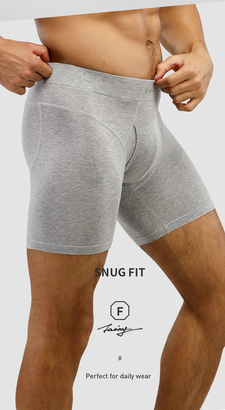 Hochwertige Herren-Boxershorts 52025 – weiche und bequeme Boxershorts aus Baumwollmodal. Ultimativer Komfort und Stil mit langen Boxern