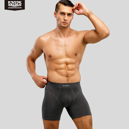 Hochwertige Herren-Boxershorts 52025 – weiche und bequeme Boxershorts aus Baumwollmodal. Ultimativer Komfort und Stil mit langen Boxern