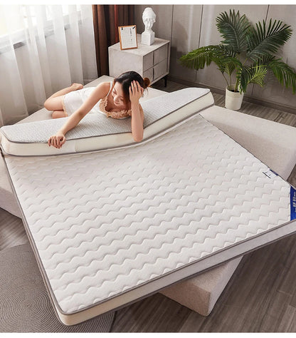 Thai natürliche Latex Memory schaum füllung Gemischt Matratze 10cm Tatami König Königin Volle Größe Halten warme winter Komfortable kissen