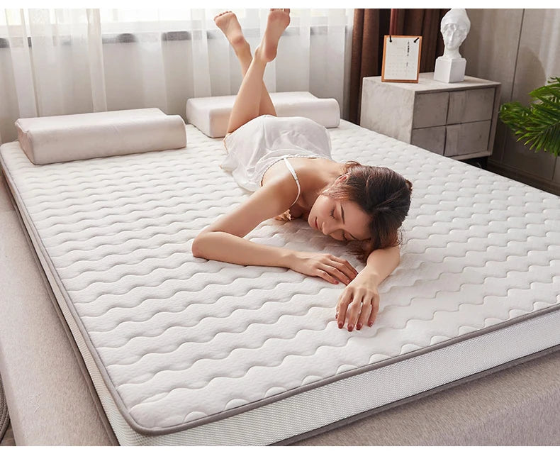 Thai natürliche Latex Memory schaum füllung Gemischt Matratze 10cm Tatami König Königin Volle Größe Halten warme winter Komfortable kissen