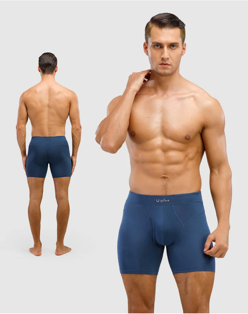 Hochwertige Herren-Boxershorts 52025 – weiche und bequeme Boxershorts aus Baumwollmodal. Ultimativer Komfort und Stil mit langen Boxern