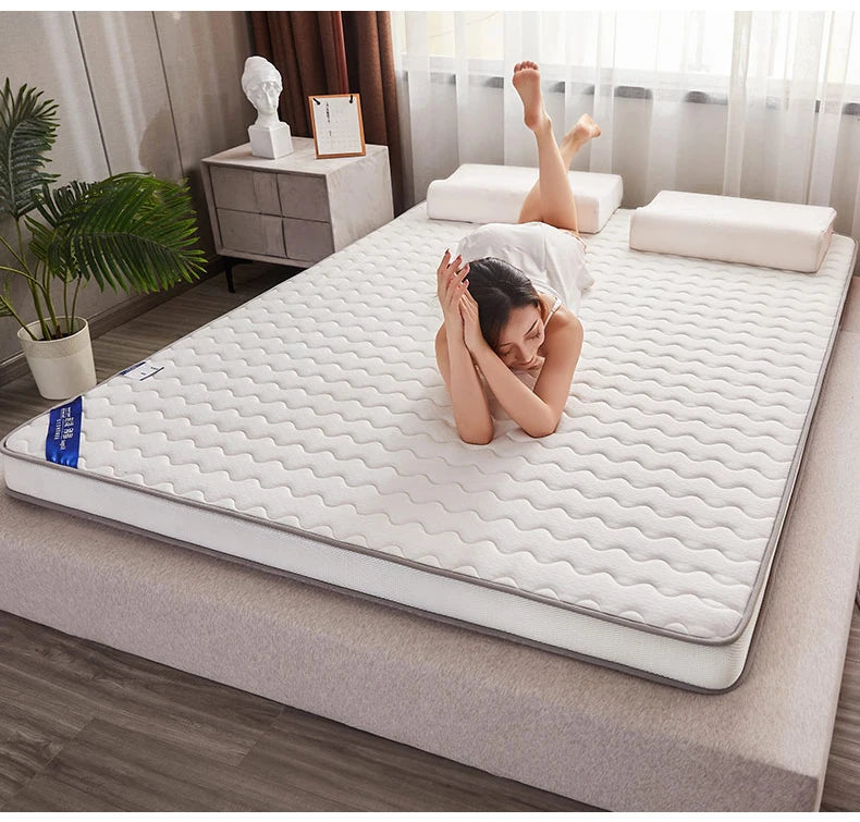 Thai natürliche Latex Memory schaum füllung Gemischt Matratze 10cm Tatami König Königin Volle Größe Halten warme winter Komfortable kissen