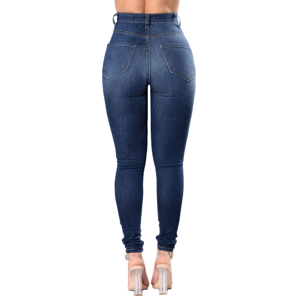 Women'S Ripped Jeans Pants.
