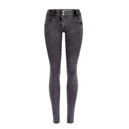 Stretch Jeans Low Waist Women Tight Skinny Denim Pants Buttock Push up Leggings Female Pull on Pencil Trousers Bodycon Jeggings.