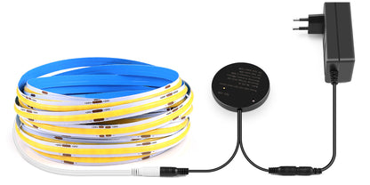 DC24V 10M/5M Silicone Tube Neon LED Strip Light With 2 Wireless Moveable PIR Motion Sensor Switches For Bedroom Corridor Stairs.