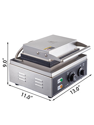 VEVOR 6 Hole Electric Sweet Donut Maker Stainless Steel Non Stick Commercial Donut Waffle Cookies Gaufriers Kitchen Appliance.