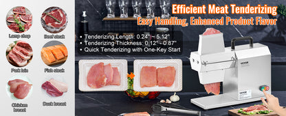 SucceBuy 17inch 54 Blades Commercial Meat Tenderizer 450W Electric Meat Tenderizer Machine for Pork Chicken Fish.