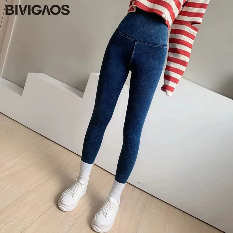 Women Elastic Push up Jeans High Waist Shaping Pencil Pants Slim Skinny Jeans Jeggings Sexy Leggings for Fitness.