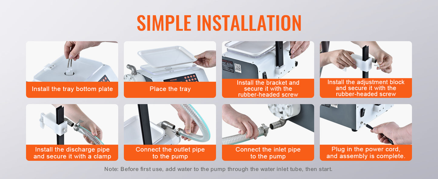 SucceBuy Automatic Liquid Filling Machine Bottle Water Filler Gear Pump Digital Control for Perfume Beverage Olive Oil 50-5000g.