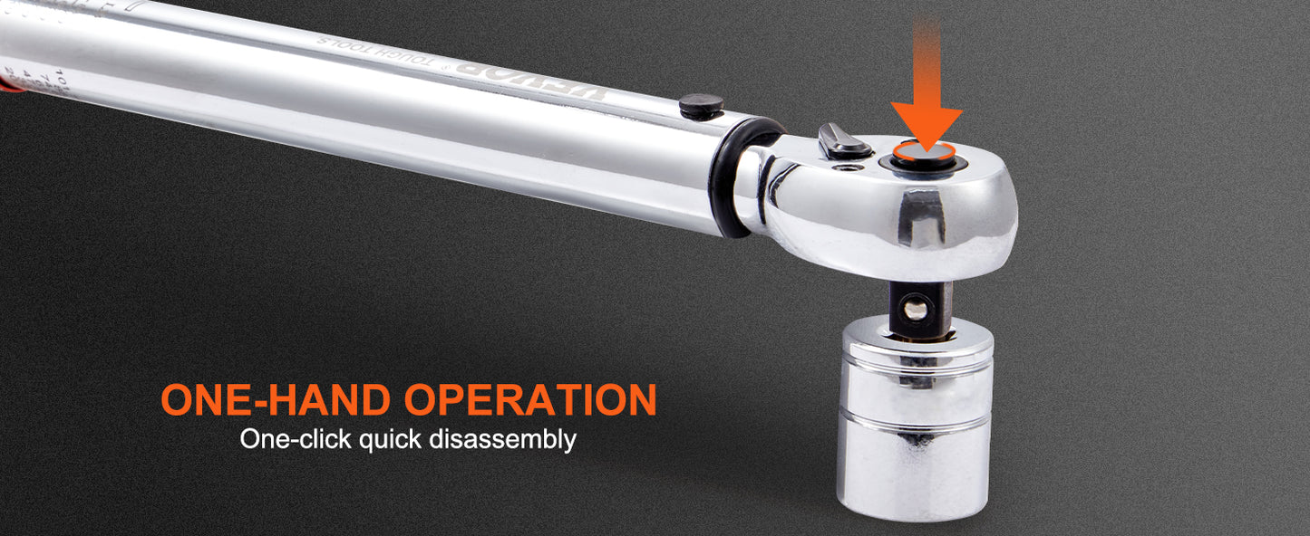 Vevor 1/2 "3/4" 1/4 "mechanischer Drehmoments chl üssel satz Präzisions zeiger Handwerkzeuge Drehmoments chl üssel mechanische Werkstatt Autore parat ur werkzeug