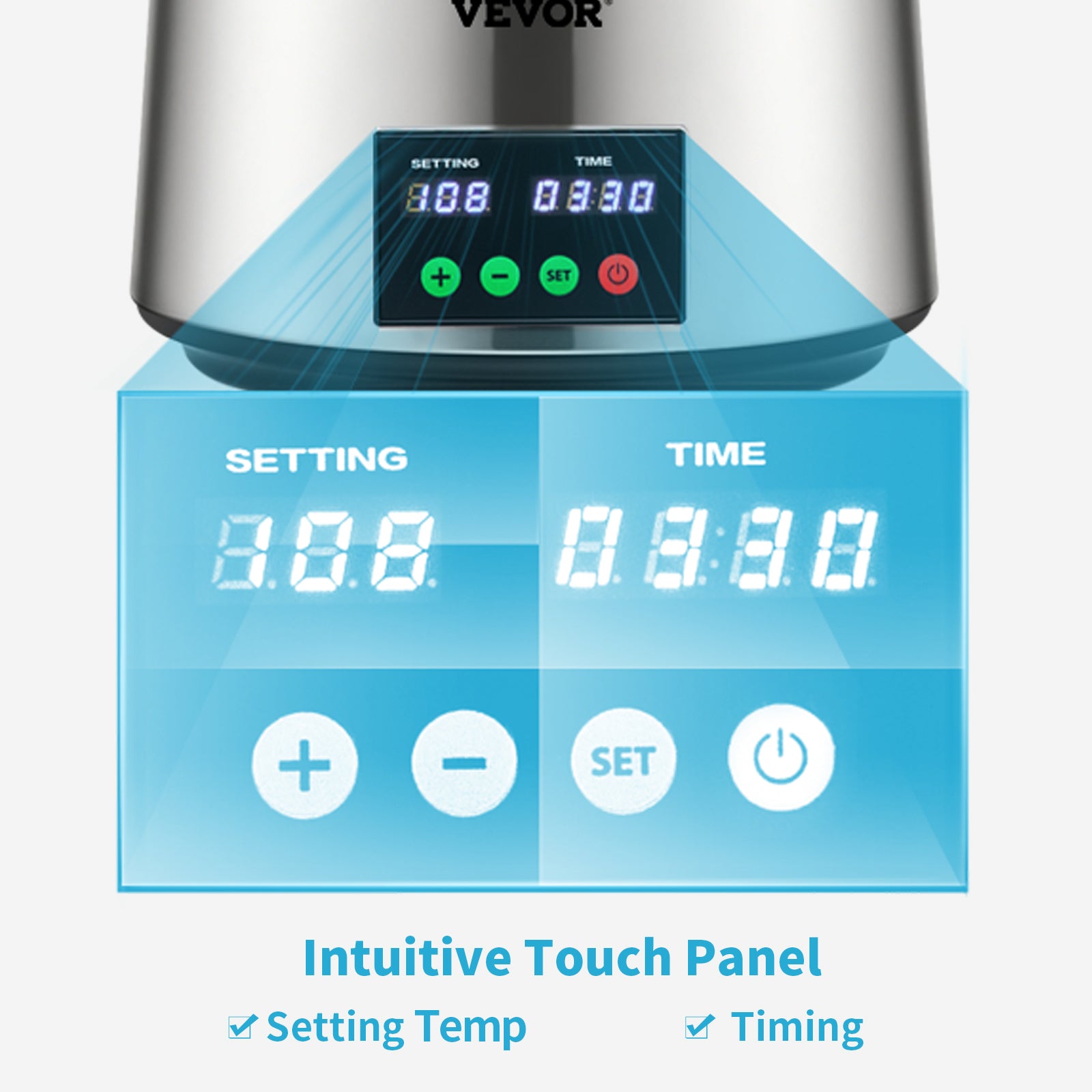 SucceBuy 4L Water Distiller Purifier Filter 1 L/H Distilling Speed Dispenser Drinking Bottle Softener Touch Screen Home Use.